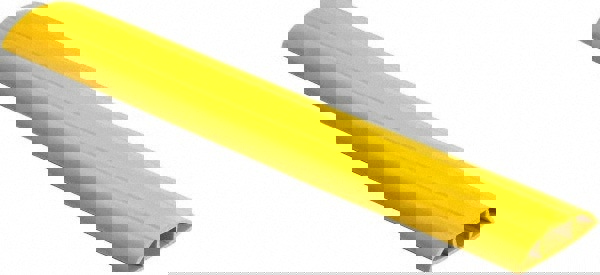 Floor Cable Cover: Polyvinylchloride, 1 Channel, 1-1/4